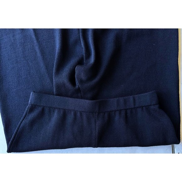 St John Collection Pants Size 10  Black Elastic Stretch Waist High Rise … - Picture 4 of 11